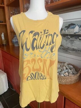 Letluv Waiting for the Sun The Doors Graphic Muscle Tee Medium